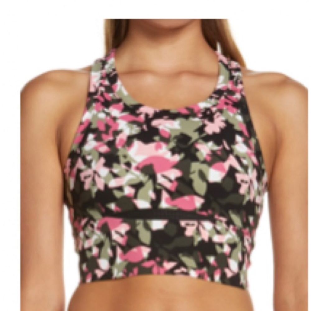 Sweaty Betty Power Sports Bra size Small floral